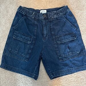 Croft & Barrow Men's Cargo Shorts - Dark Blue denim size 30